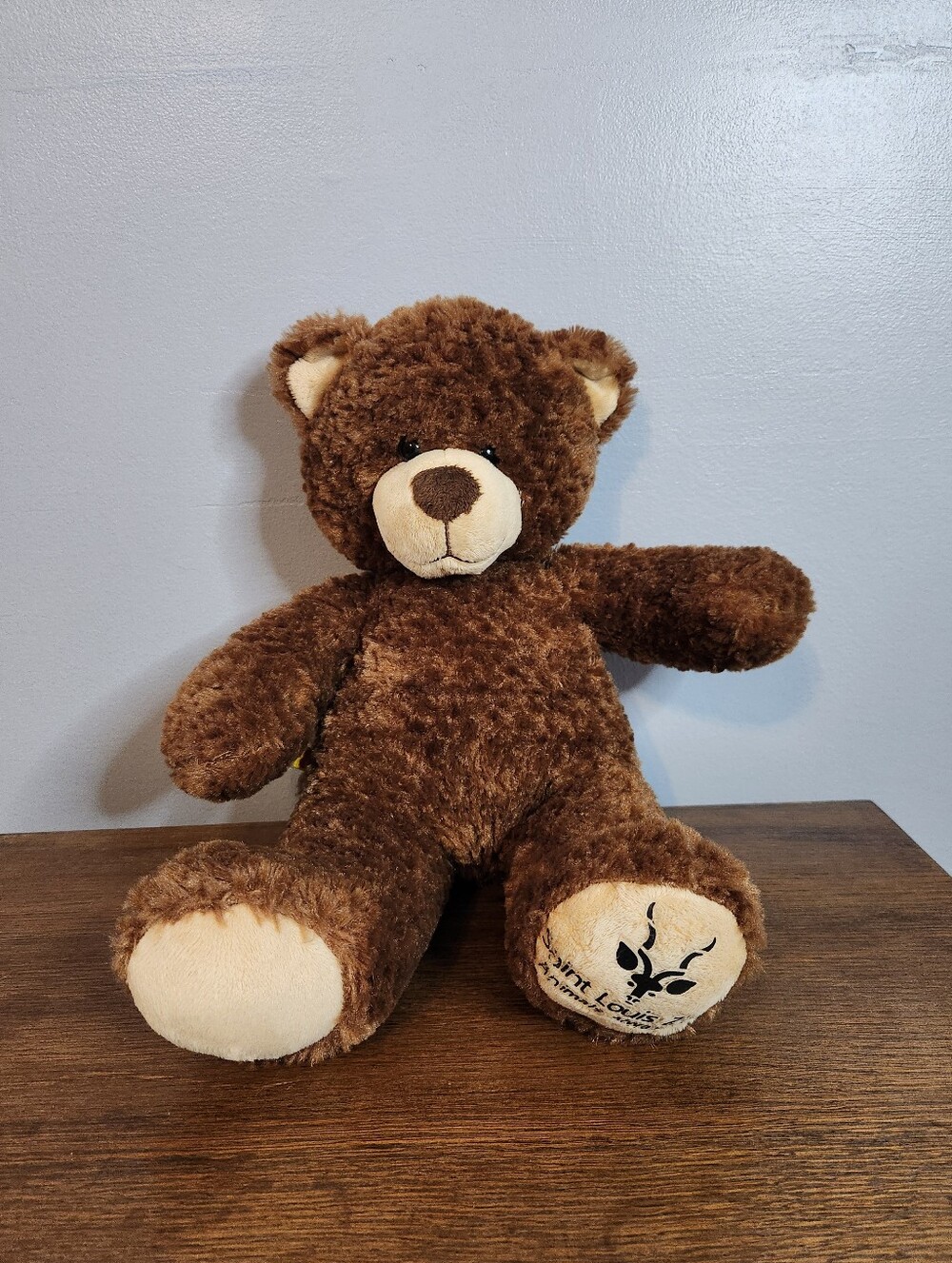 2014 Build A Bear Saint Louis Zoo Animals Always Exclusive Brown Teddy Bear 12in